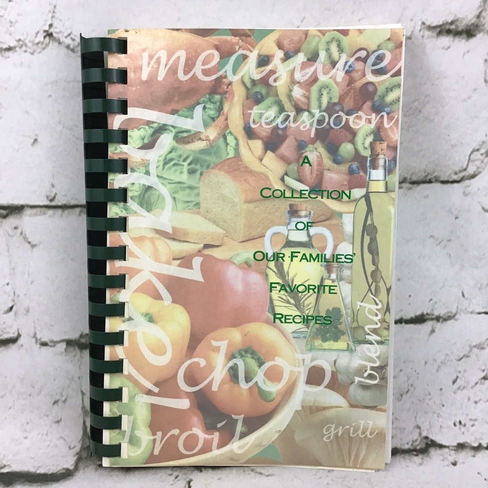 Vintage Cookbook A Collection Of Our Families Favorite Recipes Spiral Bound